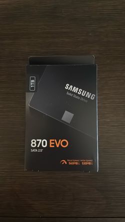 Samsung 870 EVO SATA 2.5” 1 TB SSD