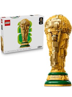 LEGO Editions FIFA World Cup Official Trophy Building Set - Kit for Display in Bedroom, Home Office,