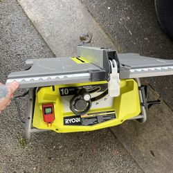 Ryobi 10 In Table Saw