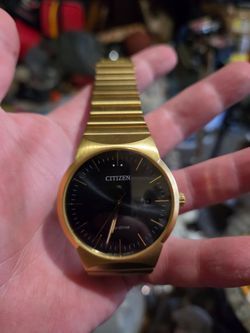 Citizen Eco Drive Men's Watch Gold Body