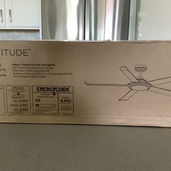 Altitude 60 In. Brush Nickel Ceiling Fan