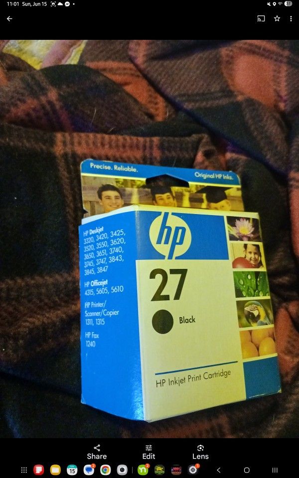 HP Inkjet Printer Catridge Black Or Color