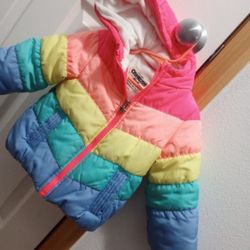 OshKosh B'gosh Girls 24 Month Colorful Jacket 