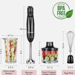 4 in 1 iCucina Handheld Blender Set - BRAND NEW!!! $20