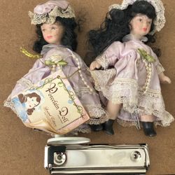 Two Limited Addiction Porcelain Dolls 