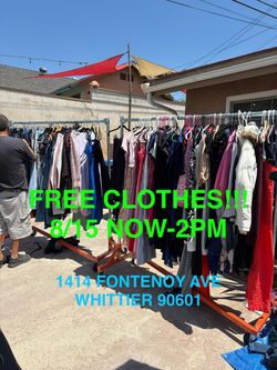 FREE CLOTHES!! 8/15