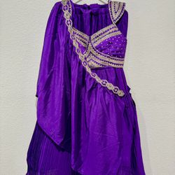 3pc Indo western Lehenga Handwork 