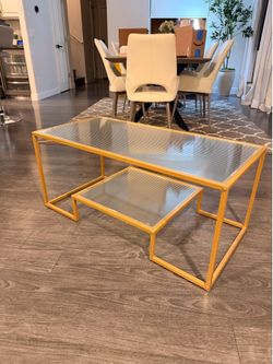 Gold Coffee Stand / Gold Table