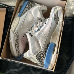 jordan 3 unc blue