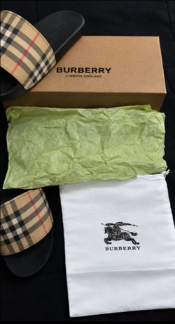 Burberry slides