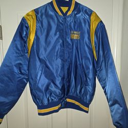 Vintage 80's Satin Starter Los Angeles Rams Jacket NFL