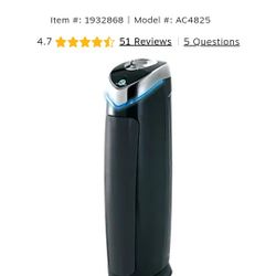 GermGuardian 3-in-1 True HEPA Tower Air Purifier $65
