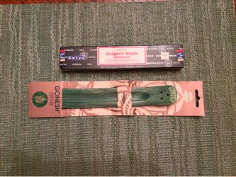 Incense sticks and holder