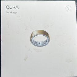 Oura Ring 4 Size 8 Gold