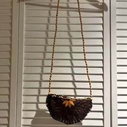 Unbranded Wood Exterior Beaded Bags & Handbags