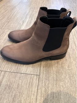 Cole Haan Hawthorne Men’s Suede Chelsea Boots Light Brown/Sand 10.5