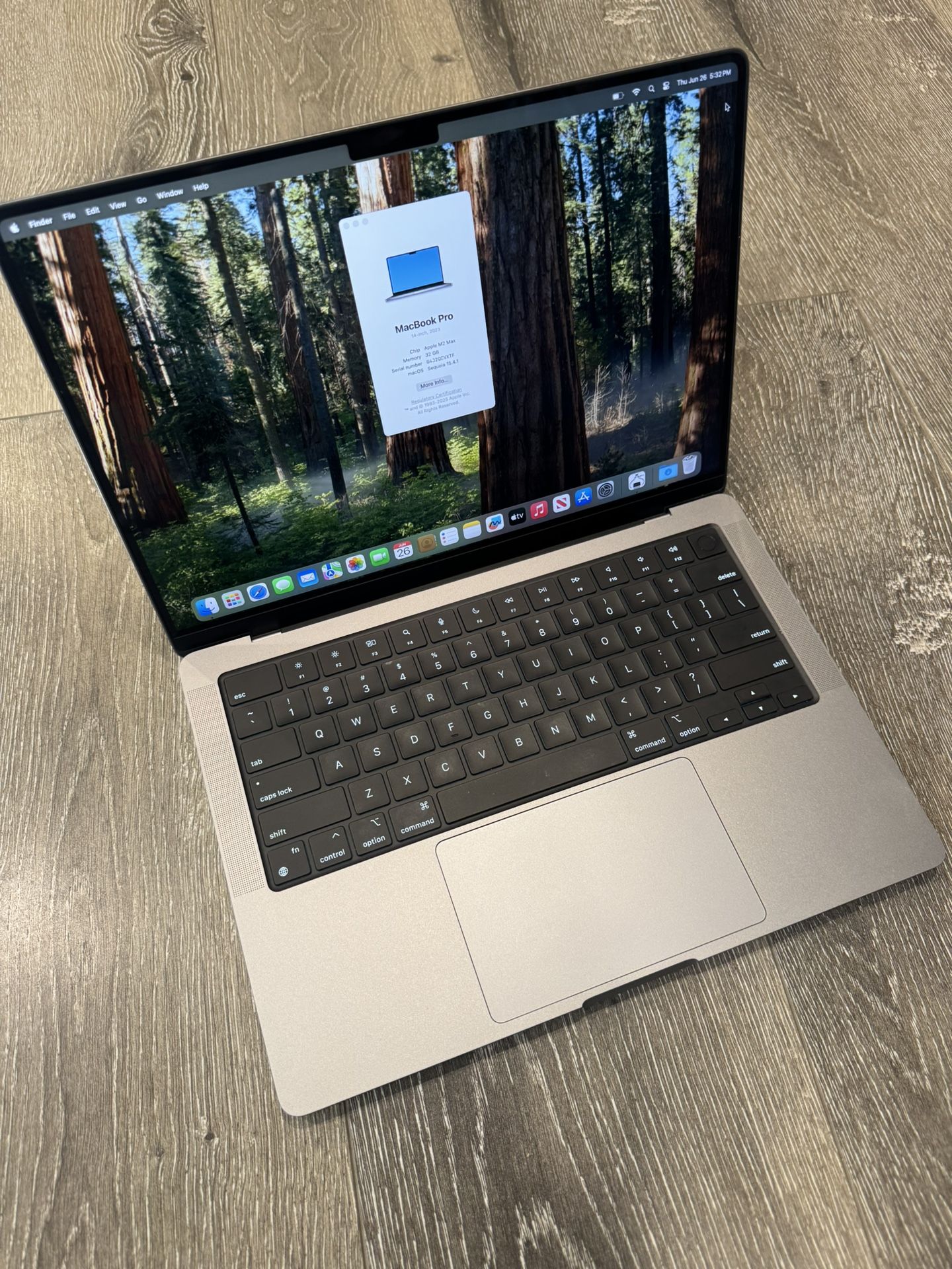 Apple 2023 14-inch MacBook Pro M2 Max 12-core CPU 30-core GPU 32g RAM 1TB SSD