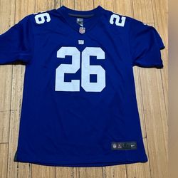 Youth Nike On Field New York Giants Barkley Jersey Sz XL