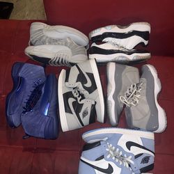 6 PAIR JORDAN LOT — $500