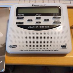 Midland WR120EZ NOAA Emergency Weather Alert Radio
