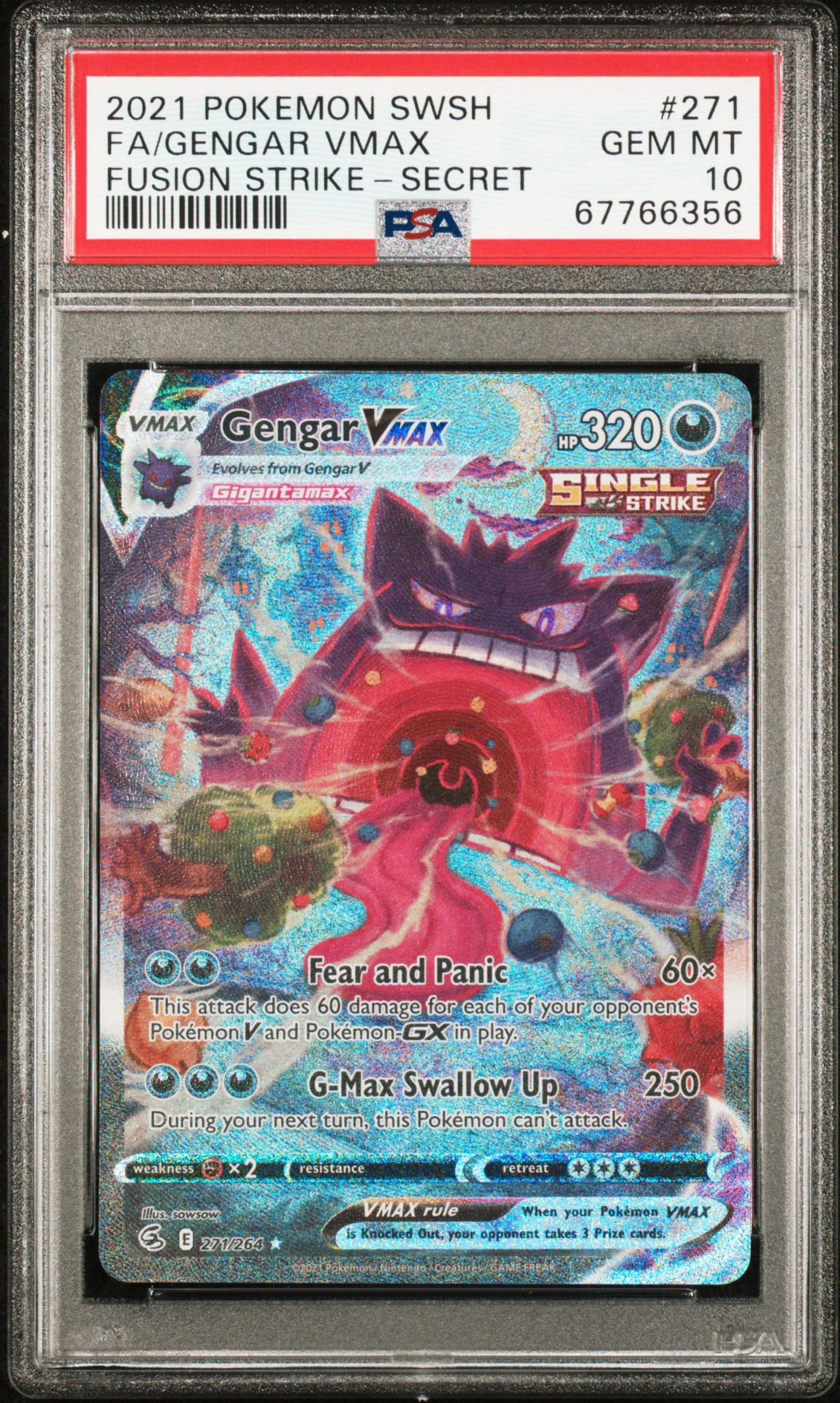 Psa 10 Gengar Vmax Alt Art