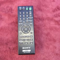DVD Sony Remote