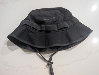 Nike Apex Dri Fit Bucket Hat Black Size M Adult Unisex Adults NWT HJ3683 010
