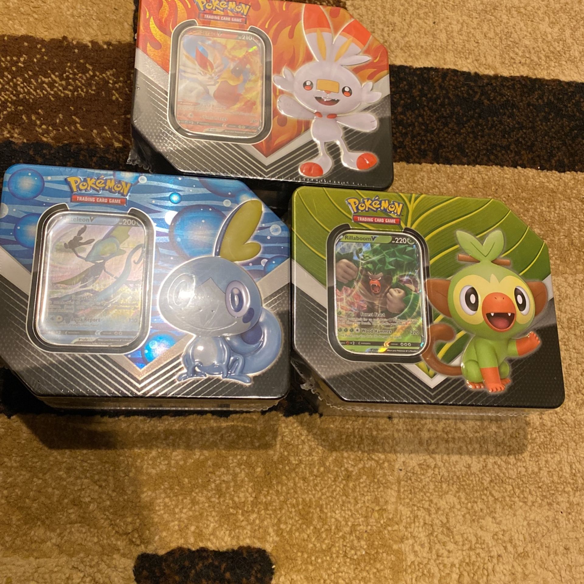 Pokémon Cards Galar Partner Tins [Set Of 3]
