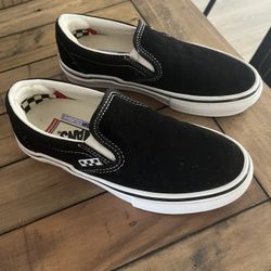 Black Slip On Vans 
