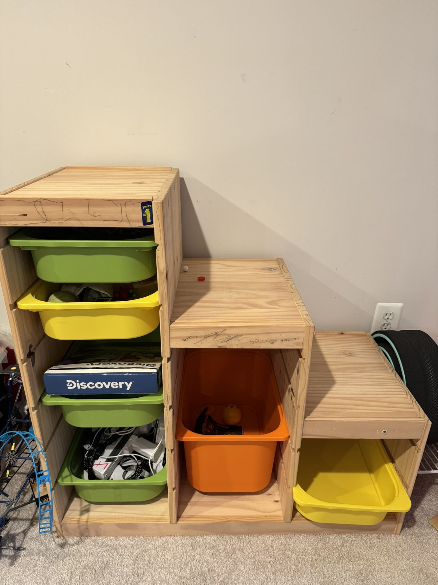 Ikea Organizer And Table For Kids