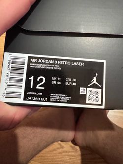 Unreleased Jordan 3 laser