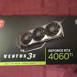 Msi RTX 4060 Ti Ventus 3x OC