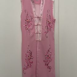 Girl Pink Ao Dai