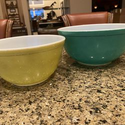 Vintage Pyrex Primary Colors Mixing Bowl Set Oven Where 402 403