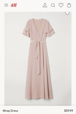 H&M Pink Wrap Dress