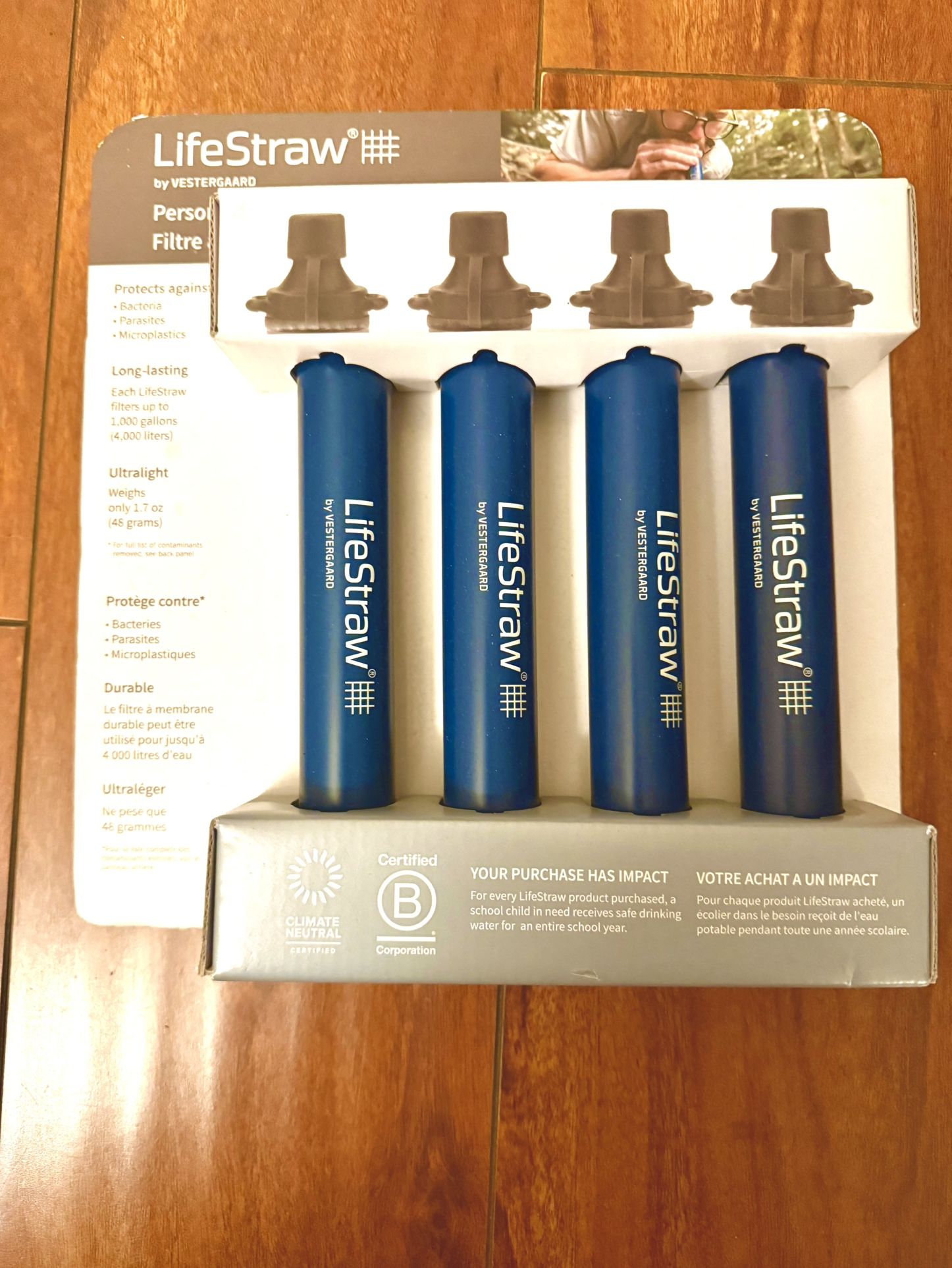 4 Lifestraw Water Filters