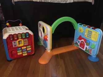 VTECH CUBE and FISHER PRICE SMART STAGE 3