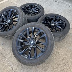 22” Cadillac Escalade onyx oem wheels tires