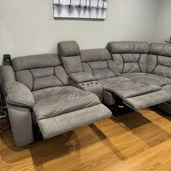 Grey Sofa Adjustable
