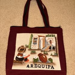 Arequipa Tote Bag Embroidery 