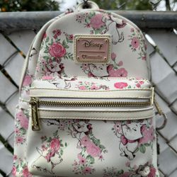 Loungefly Disney The Aristocats Marie Floral Mini Backpack