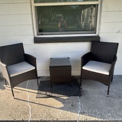Patio chair & table