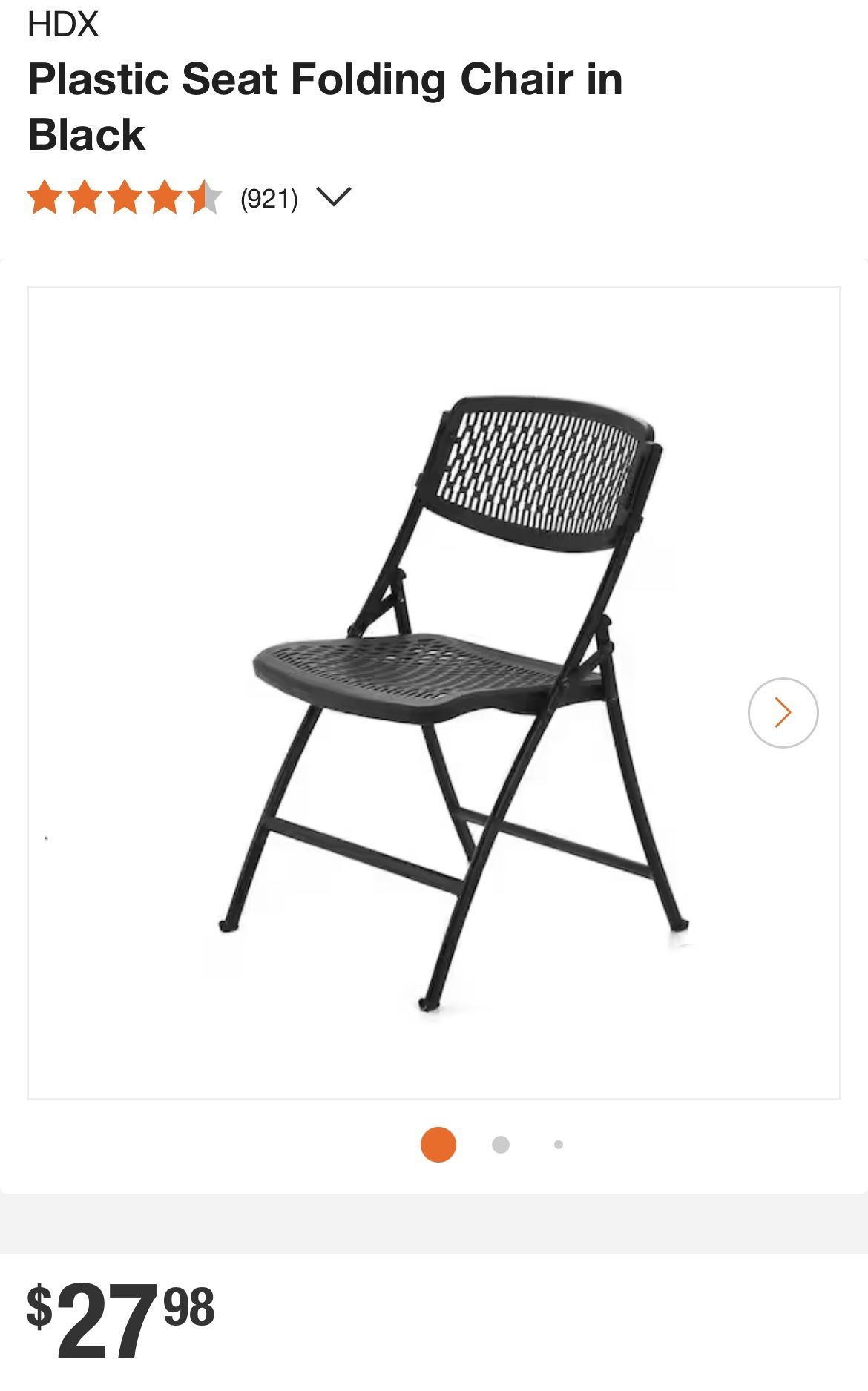 Set Of 4 Folding Chairs