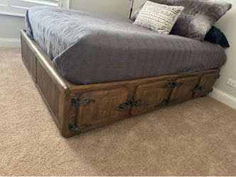 Restoration Hardware Full Size Bed and Nightstand