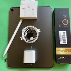 Apple IPad Air 4th Generation (10.9” Liquid Retina/ 2020 Model) 64GB Wifi +Cellular (AT&T/T-mobile / Verizon etc) with keyboard, pen & Accessories