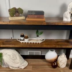 Pottery Barn Dupe Farm House Like Side Console Table 