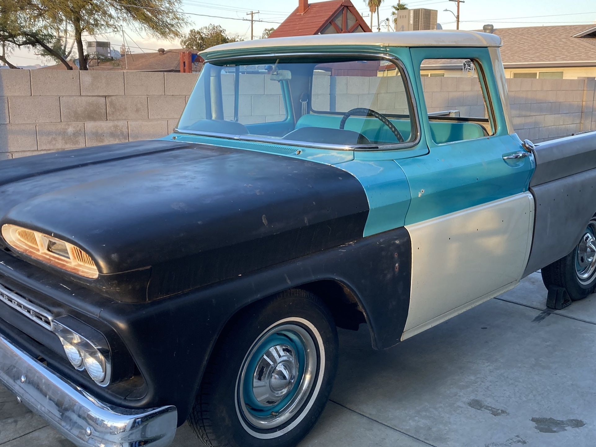 1960 Chevrolet Apache Fleetside Short Bed Big Window