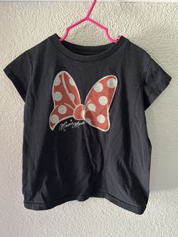 Girls Minnie Mouse Shirt Size 7/8