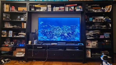 IKEA TV Stand and 3 Bookcases