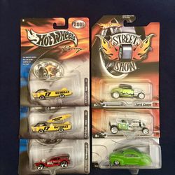 Hot Wheels Racing, Street Show, Rodders, $5 & $15